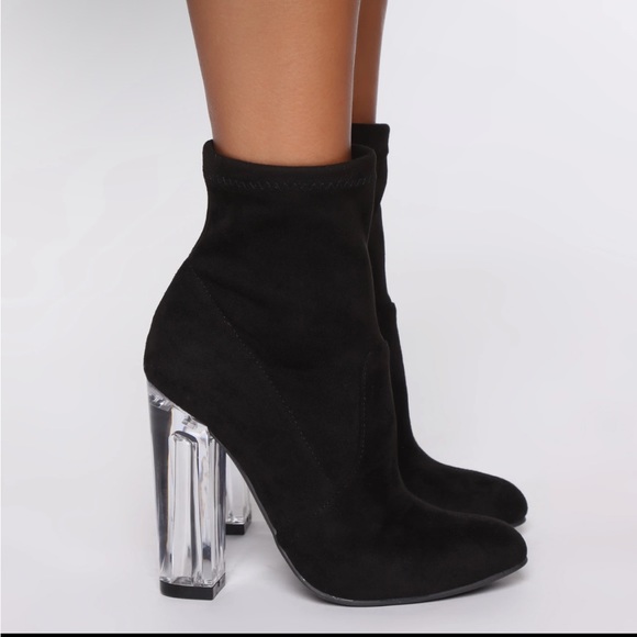 Clear Heel Booties 🌺 - Picture 2 of 11